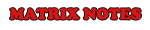 Matrix Notes